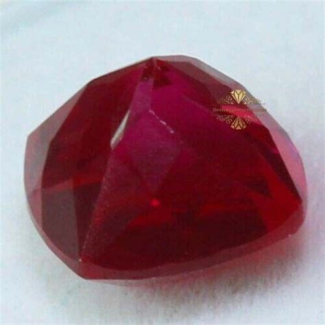 Certified Natural Burmese Red Ruby Ct Flawless Cushion Cut Loose