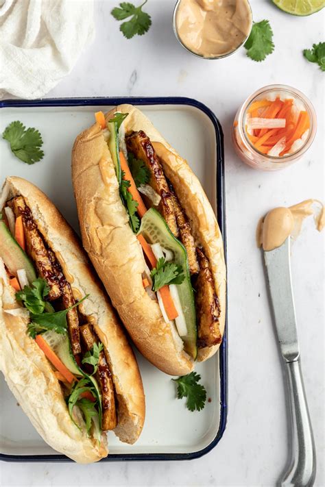 Recette De Banh Mi Au Tofu Sandwich Vietnamien Dash Of Honey