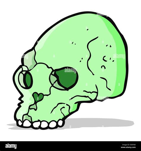 Cartoon Spooky Skull Stock Vector Image And Art Alamy