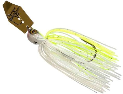 3 8 OZ CHATTERBAIT ELITE EVO CHARTREUSE WHITE Bishop Distributing Inc