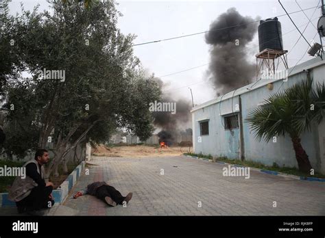 La Ciudad De Gaza En La Franja De Gaza Palestina 6 Feb 2019 Las