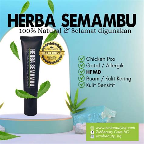 Krim Herba Semambu Hfmd Chicken Pox By Zm Beauty Shopee Malaysia