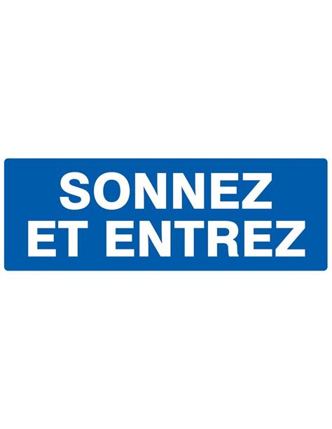 Sonnez Et Entrez 330X120Mm Echamat Kernst