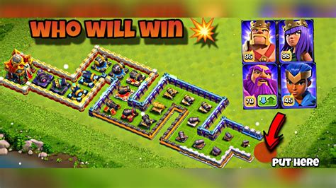 Coc All Level Cannon Vs Heroes Coc Clashofclans Clashroyale Coclive