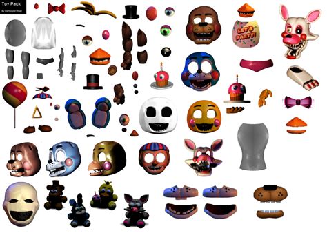 Fnaf Toy Animatronic Resource Pack By Dahooplerzman On Deviantart