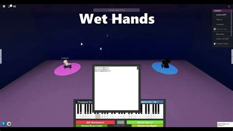 Wet Hands On Roblox Piano Youtube