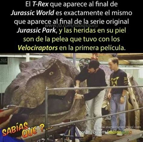 Dato Curioso ⚪jurassic Park Amino⚪ Amino