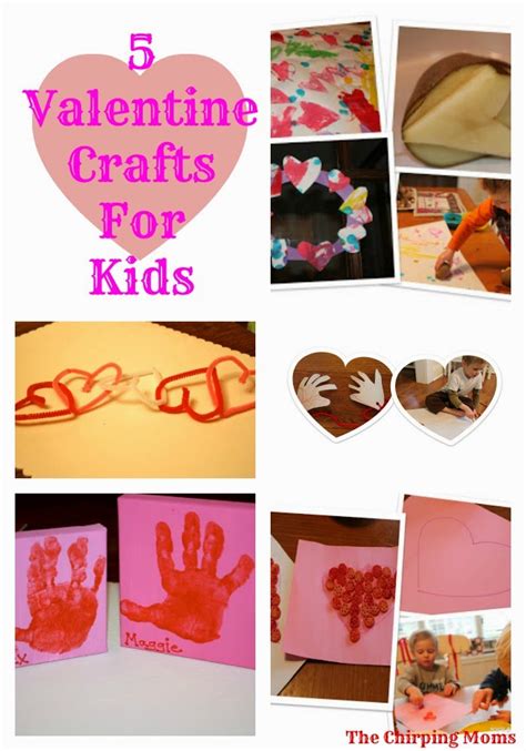 5 More Valentine Crafts For Kids The Chirping Moms