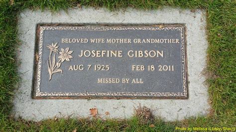 Josefine Josie Gibson 1925 2011 Find A Grave Memorial