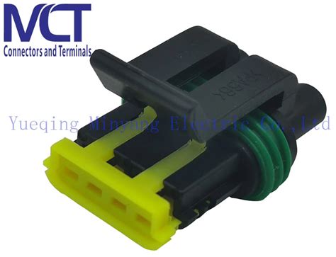 China Tyco Connector 444046 1 Automotive 4 Pin Female Sealed Connector