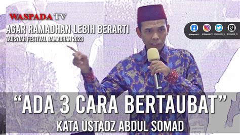 Mimbar Jumat Full Ceramah Ustadz Abdul Somad Di Festival Ramadhan