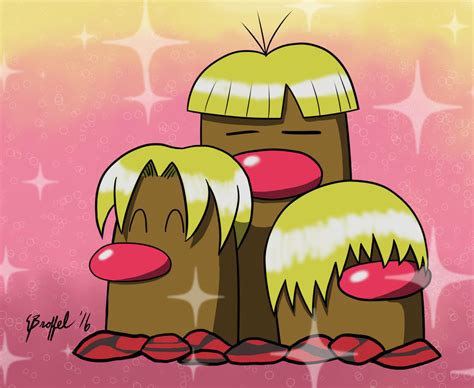 Alolan Dugtrio by Cartoon-Eric on DeviantArt