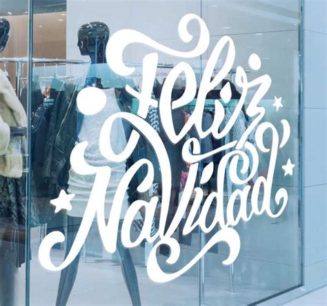 Vinilo Decorativo Lettering Feliz Navidad Tenvinilo