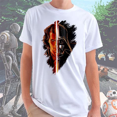 Camiseta Unissex Anakin Skywalker Darth Vader Darkside Star Wars