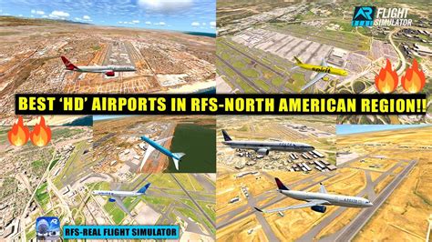 RFS Real Flight Simulator Best Hd Airports North American Region BEST