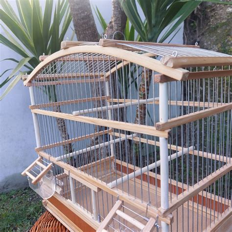 Round Bird Cage Natural Padaworks