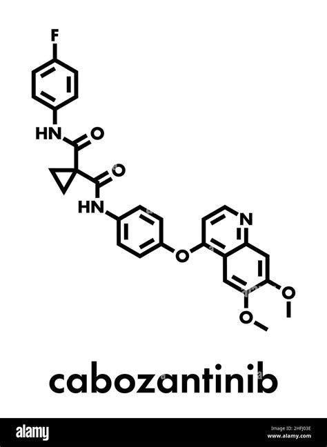 Molécula de medicamento para el cáncer de cabozantinib Inhibidor de c