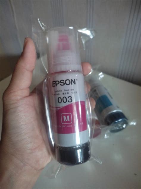 1 Set Tinta Epson 003 Original 100 Loose Pack Elektronik Komputer Lainnya Di Carousell