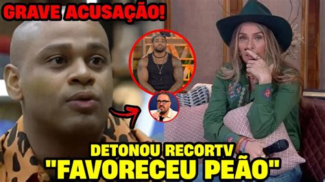 URGENTE Cezar Black Detona e Acusa Produção Da RecordTV De Favorecer