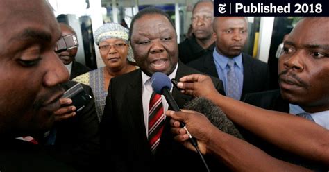 Morgan Tsvangirai, Longtime Foe of Mugabe in Zimbabwe, Dies at 65 - The ...