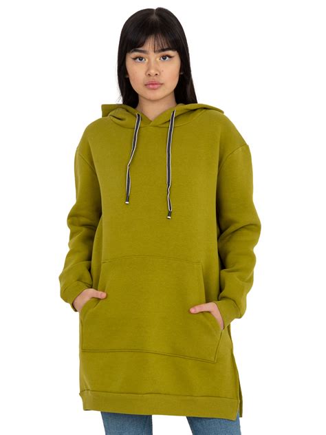 Długa BLUZA DAMSKA dresowa KANGURKA oversize 13209896739 Allegro pl