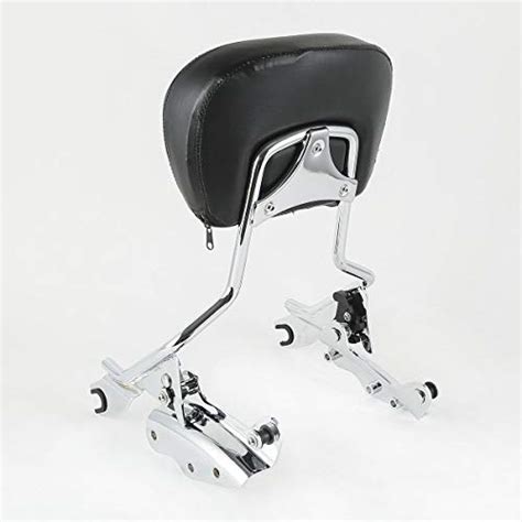 TCMT Detachable Passenger Backrest Sissy Bar With 2 Up Air Wing Luggage