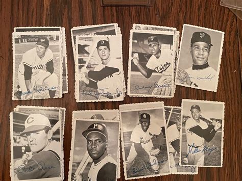 1969 TOPPS DECKLE EDGE COMPLETE W VARIATIONS SET 35 CLEMENTE MAYS