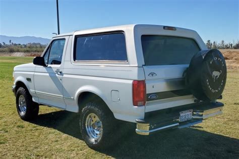 No Reserve 1996 Ford Bronco Xlt 4x4 For Sale On Bat Auctions Sold