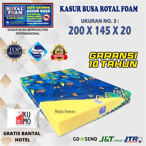 Jual Kasur Busa Royal Foam No Ukuran X X Cm Garansi Tahun