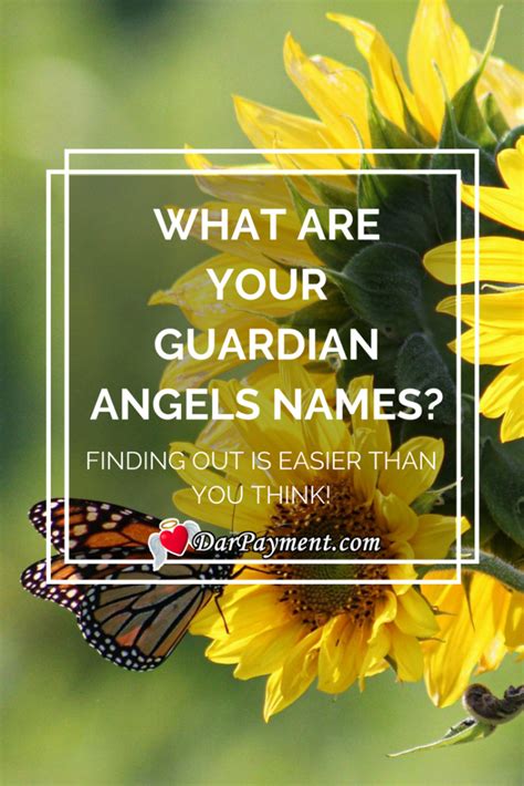 What Are Your Guardian Angels Names - Dar Payment