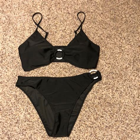 Source Unknown Swim New Without Tags Black Bathing Suit Sz Xxl 2 Piece Bikini Poshmark