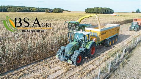 Ensilage De Ma S Dans Le Loiret Avec L Eta Bs Agri Youtube