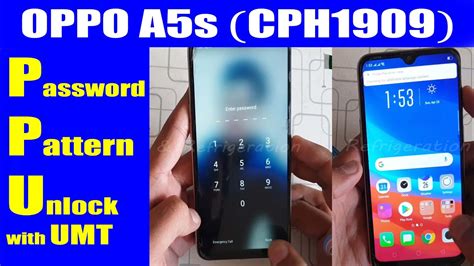 Oppo A5s Cph1909 Pattern Password Unlock Hard Reset Umt Urdu Hindi Youtube