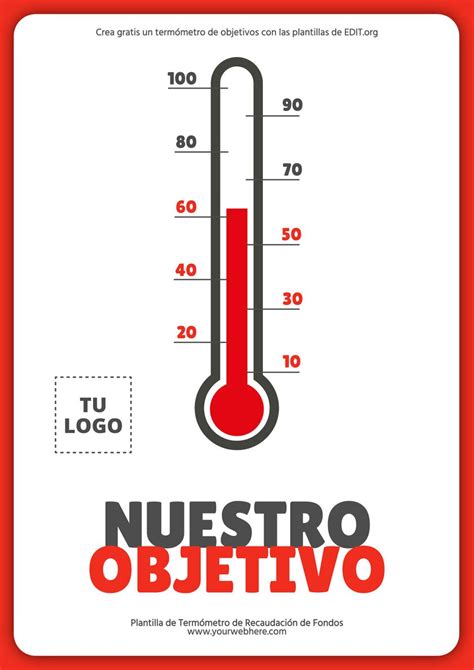 Plantillas De Term Metro Para Recaudar Fondos