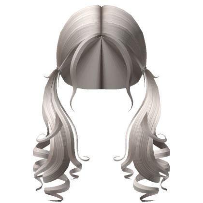 Long Curly Pigtails Hair In Ash Blonde Roblox Item Rolimon S