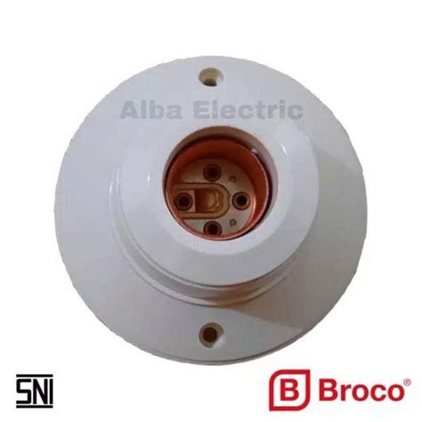 Jual Fitting Lampu Plafon Bulat 1212 BROCO Rumah Lampu Bulat Di Seller