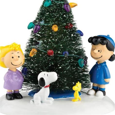 Lucy and Friends with Christmas Tree | The Music Box Company