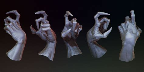 Mano01 Monster Hands Figure Drawing Poses Art Reference