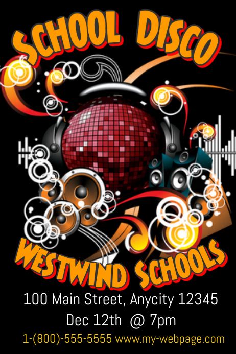 School Disco Template Postermywall