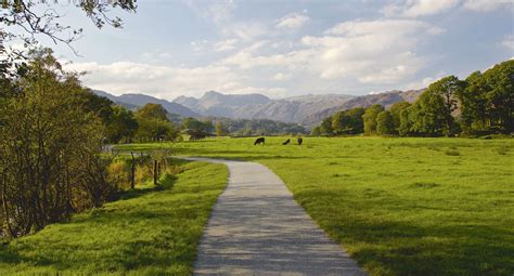 Elterwater In The Langdale Lake District English Countryside Tourism