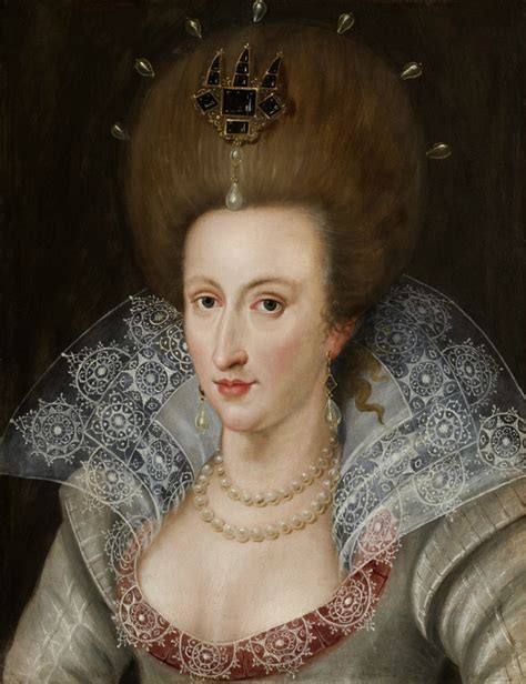 Ca 1605 Anne Of Denmark By John De Critz Weiss Gallery Grand Ladies Gogm