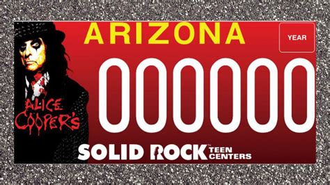 Alice Cooper Design Among 5 New Arizona Specialty License Plates