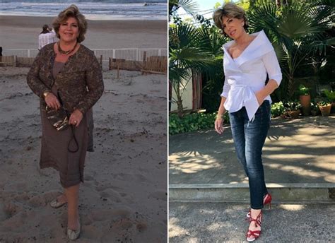 Silvia Poppovic Antes E Depois - Silvia Poppovic exibe cinturinha fina após perder quase 50kg com ...