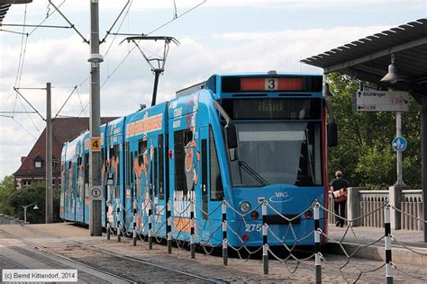 Deutschland Straßenbahn Freiburg im Breisgau Triebwagen 275