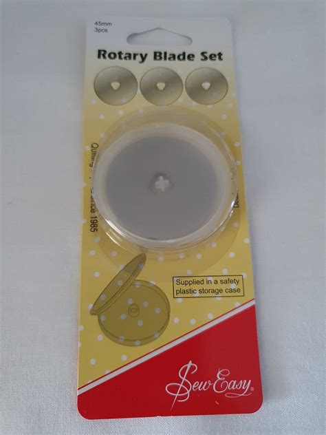 Sew Easy Rotary Cutter Straight Blades 3 Pack The Little Fabric Shop