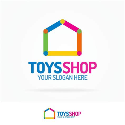 Toys Shop Logo Set Flat Color Style 7656857 Vector Art At Vecteezy