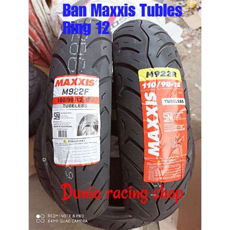 Jual Ban Maxxis Ring 12 Ban Maxxis 100 90 12 110 90 12 Ban Scoopy Donat