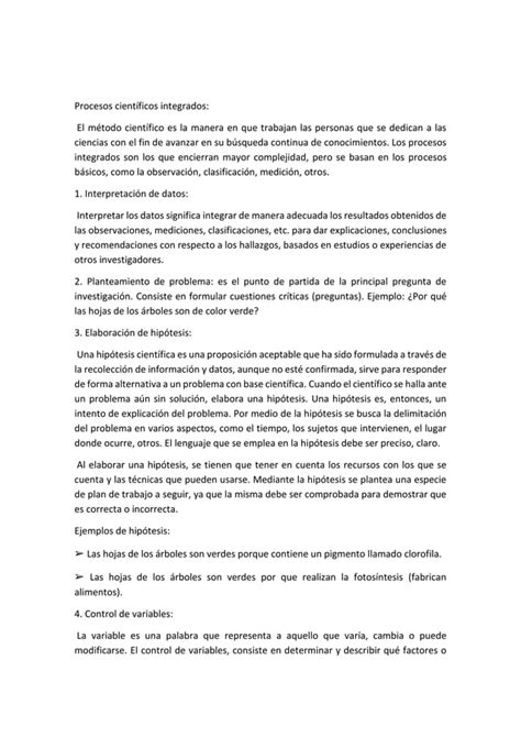 Procesos Básicos Del Conocimiento Científico 1docx