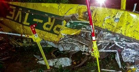 G1 Cenipa investiga causas do acidente avião agrícola que matou