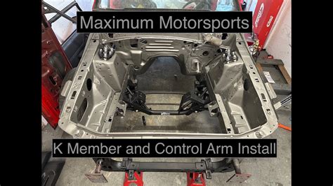 Installing Maximum Motorsports K Member With Lower Control Arms On My